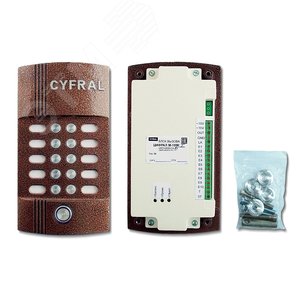 Изображение товара Панель вызывная аудиодомофона с прямой адресацией на 10 абонентов (шт)