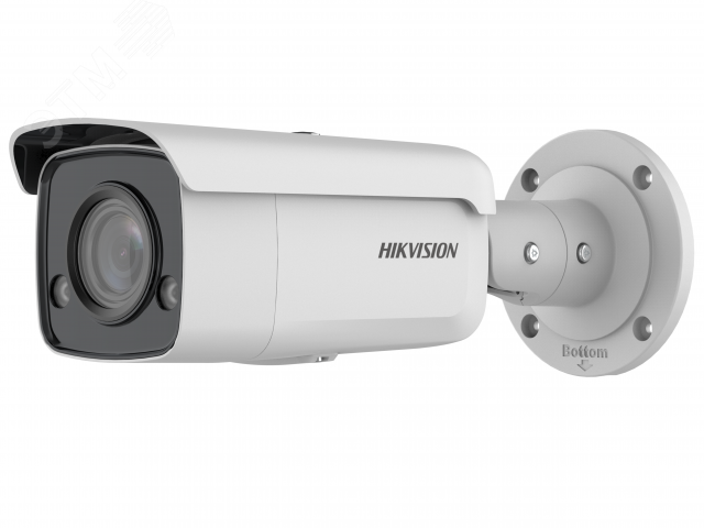 Видеокамера IP 4Мп уличная цилиндрическая с LED-подсветкой до 60м (4мм) DS-2CD2T47G2-L(C)(4mm) Hikvision
