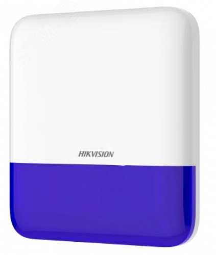 Оповещатель уличный беспроводной (синий индикатор) AX PRO DS-PS1-E-WE Blue Hikvision