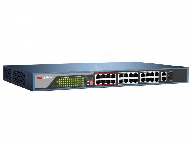 КОММУТАТОР НЕУПРАВЛЯЕМЫЙ PОЕ (DS-3E0326P-E) Hikvision купить цена