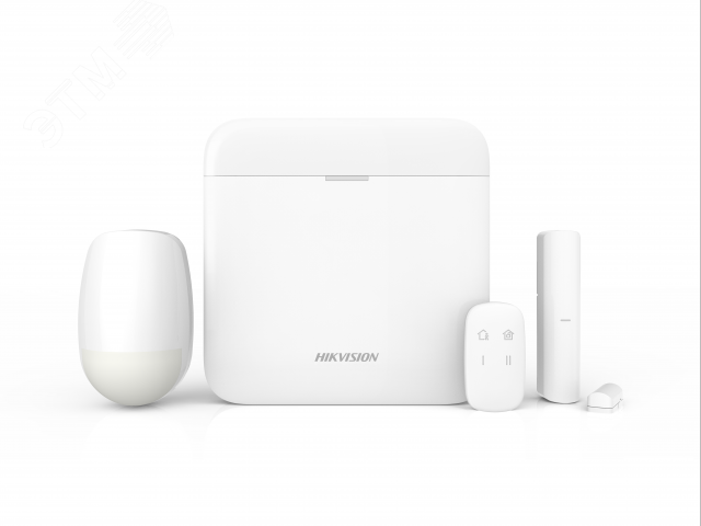 Изображение товара Комплект охранной системы Hikvision AX PRO DS-PWA64-KIT-WE с беспроводными датчиками
