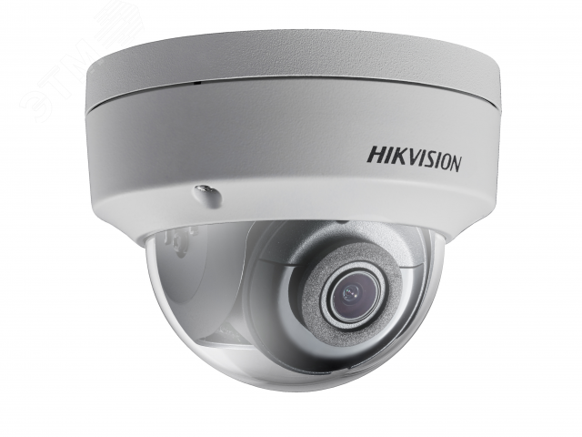Видеокамера IP 2Мп уличная купольная с EXIR-подсветкой до 30м (2.8мм) DS-2CD2123G0E-I(B)(2.8mm) Hikvision