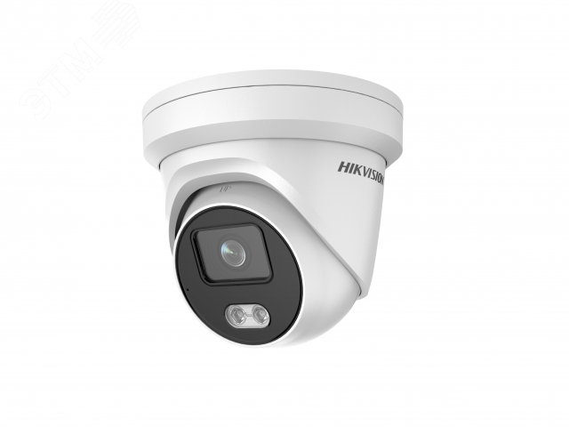 Видеокамера IP 2Мп уличная купольная с LED-подсветкой до 30м (4мм) DS-2CD2327G2-LU(C)(4mm) Hikvision