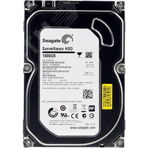 Жесткий диск 1Tb Seagate by Surveillance 3.5'', SATAIII, 5900 об/мин, 64 МБ 