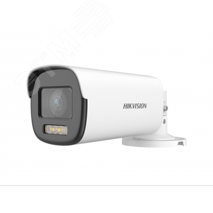 Видеокамера HD-TVI 2Мп уличная цилиндрическая с LED-подсветкой до 40м (2.8-12мм) Hikvision