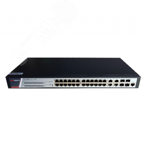 Коммутатор управляемый 24 порта 10/100/1000 Мб/с, 4хSFP DS-3E2528P(B) Hikvision