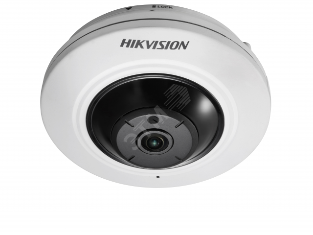 Видеокамера IP 5Мп панорамная fisheye c EXIR-подсветкой до 8м (1.05мм) DS-2CD2955FWD-I (1.05mm) Hikvision