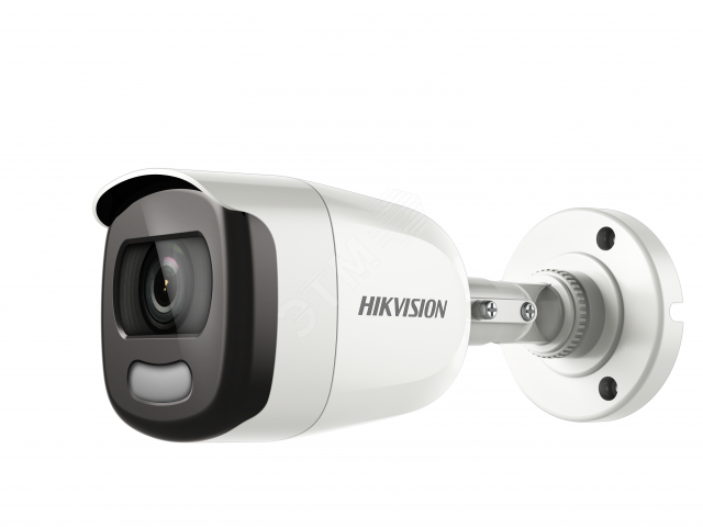 Видеокамера 2Мп уличная цилиндрическая HD-TVI камера с LED подсветкой до 40м объектив 6мм DS-2CE12DFT-F(6mm) Hikvision