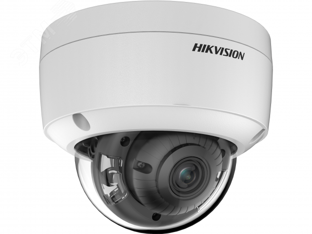 Видеокамера IP 4Мп купольная с технологией ColorVu(4мм) DS-2CD2147G2-LSU(4mm)(C) Hikvision
