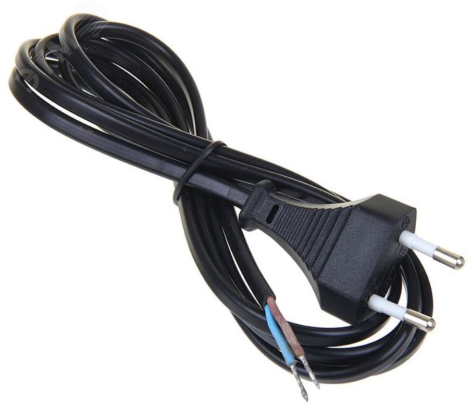 Изображение товара Кабель питания с плоской вилкой 1,5 м AccordTec AT-02481