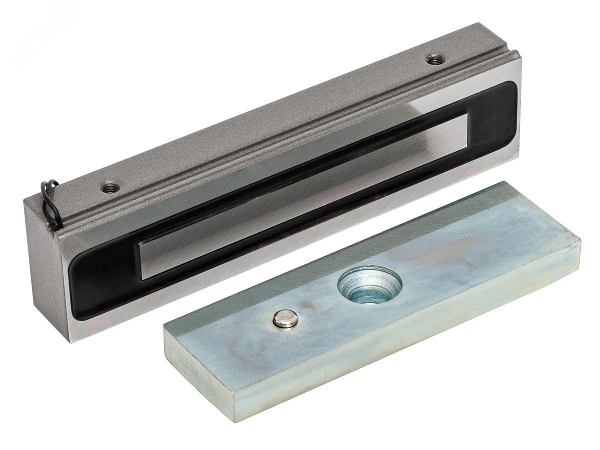 Изображение товара Электромагнитный влагозащищенный замок ML-200K Premium Grey с планкой для уличных условий