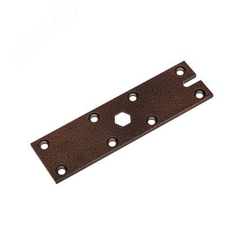 Изображение товара Планка для крепления замка LMP-295K/194K Brown без сквозного сверления двери коричневая (шт)