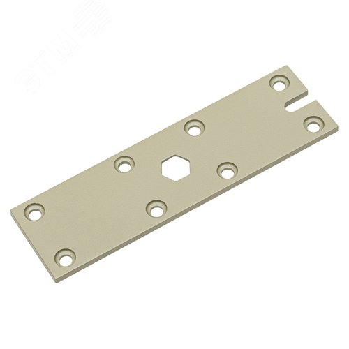 Изображение товара Планка для крепления замка LMP-295K/194K Grey без сквозного сверления двери серая (шт)