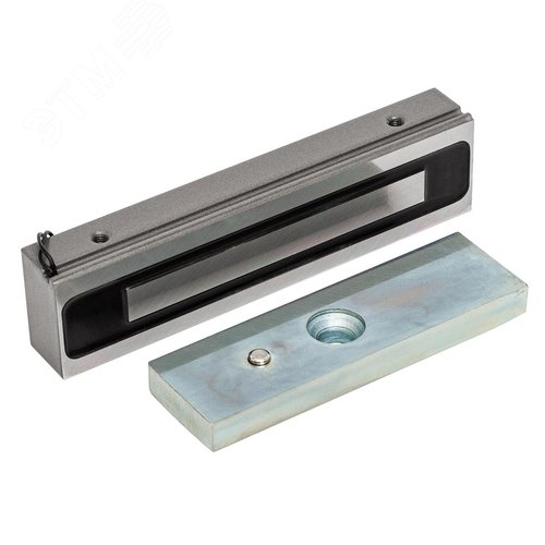 Изображение товара Замок электромагнитный ML-200K Premium Grey с планкой IP67 12В усилие 200 кг серый (шт)