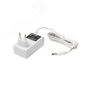 Изображение товара Источник вторичного электропитания стабилизированный. Разъем для подключения нагрузки 5.5-2.5 мм. Цвет корпуса: белый (шт)