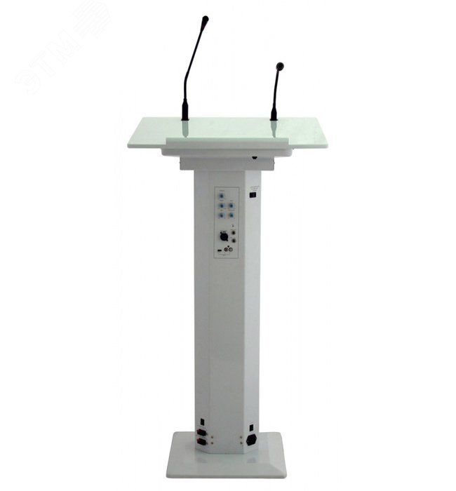 Изображение товара Трибуна мобильная со встроенной акустической системой, микрофоном и лампой (шт)