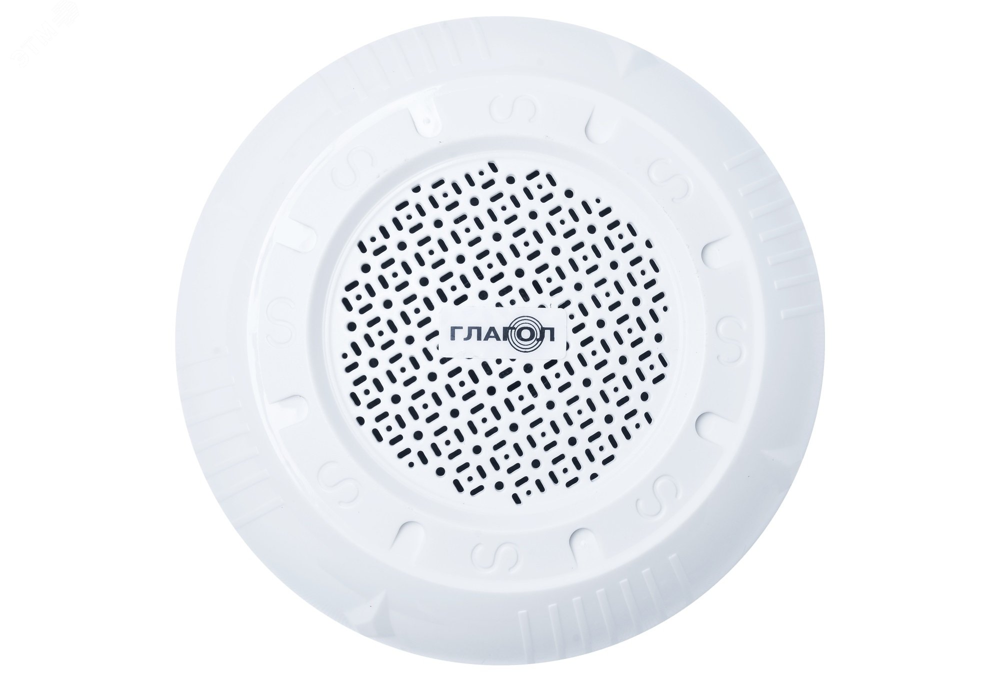 Изображение товара Потолочный оповещатель речевой серии Глагол Тромбон с мощностью 3 Вт и диапазоном 100-15000 Гц