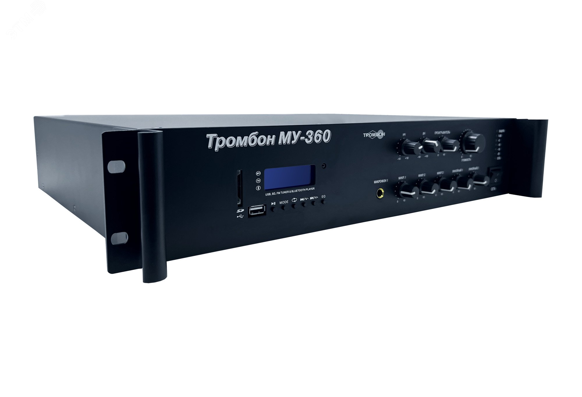 Изображение товара Музыкальный усилитель Тромбон МУ-360 для профессиональной и домашней аудиосистем