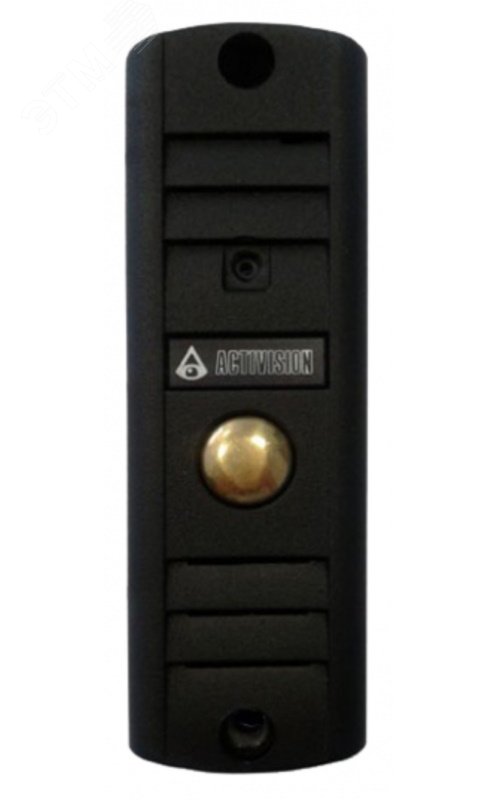 Вызывная панель цв. видеодомофона 4-х проводная, 1000 ТВЛ, ИК-подветка до 0,6м, антивандальная, угловой кронштейн, без козырьк AVP-508 (PAL) черный Activision