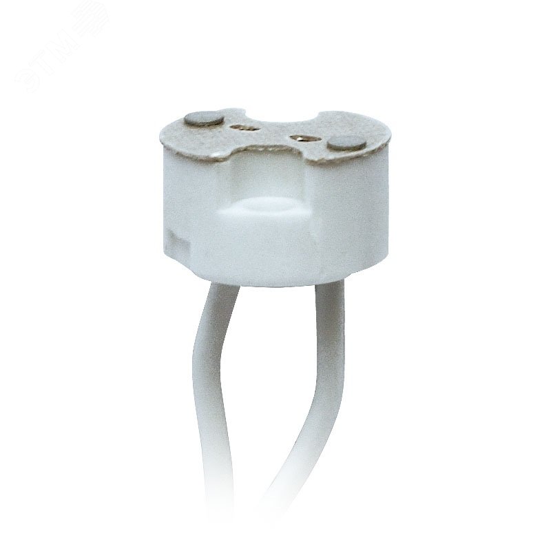 Изображение товара Патрон керамический ULH-GU4/GU5.3-Ceramic-15cm для лампы на цоколе GU4/GU5.3 (шт)