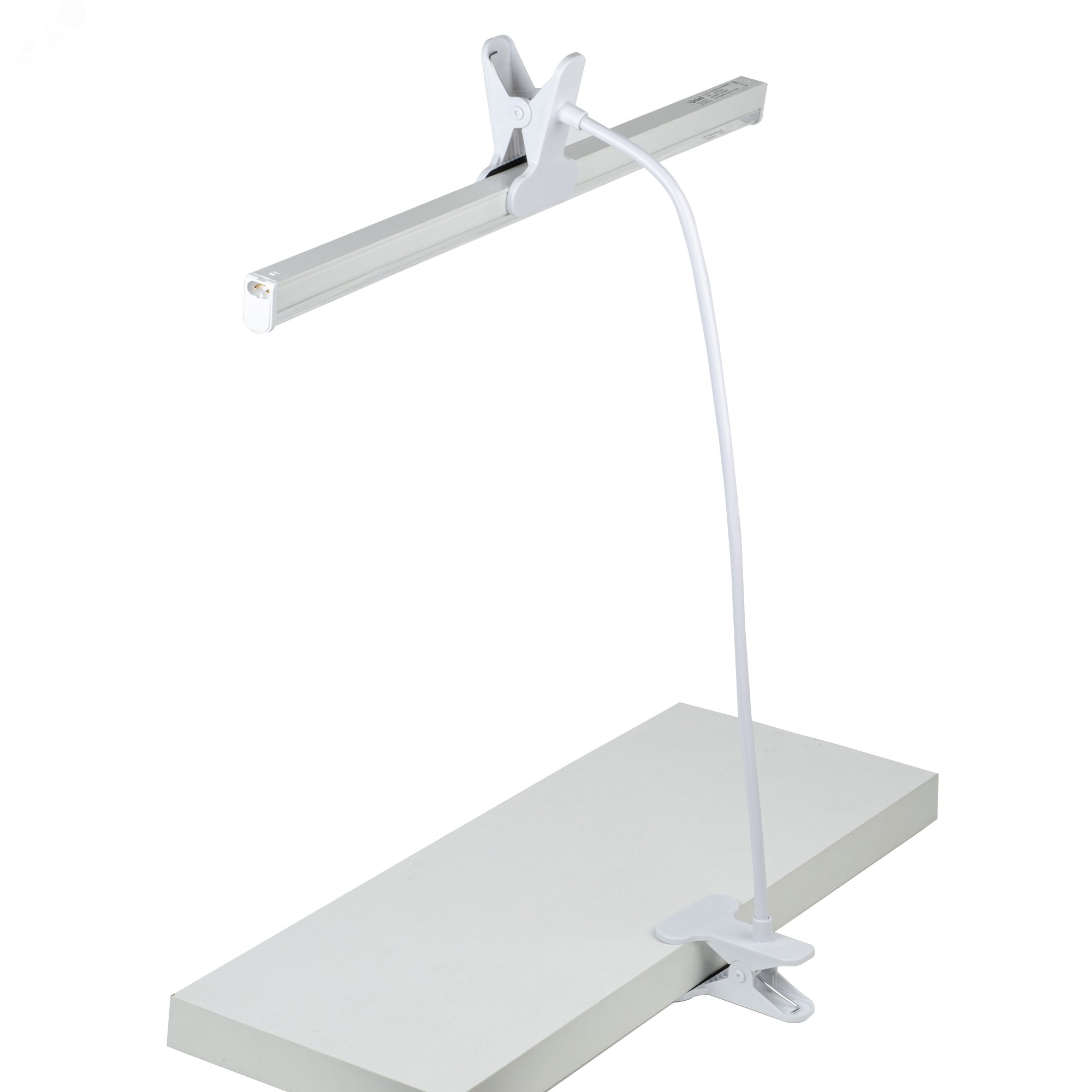 Изображение товара Подставка UFP-M04D-600 WHITE POLYBAG для светильника ULI-P, на прищепке, длина трубки 600мм. Белая. ТM ФитоЛето (шт)