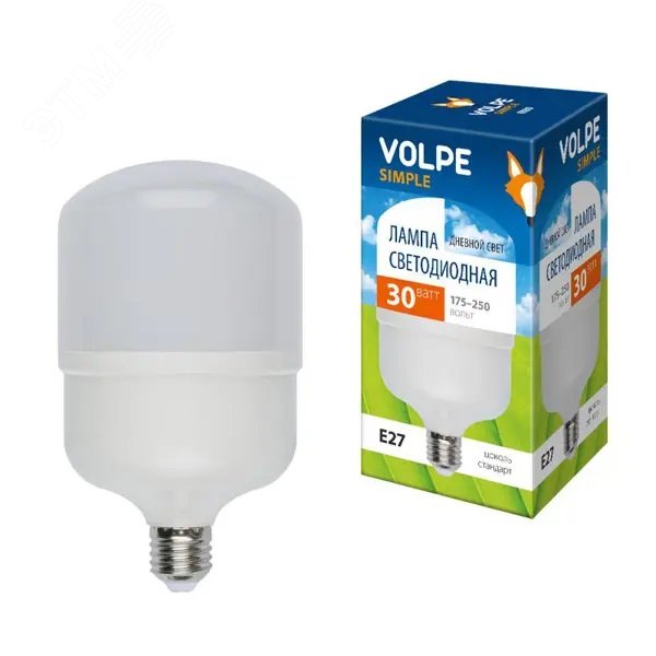 Лампа светодиодная LED-M80-40W/DW/E27/FR/S Матовая.  Simple. Дневной свет (6500K). UL-00002906 Uniel