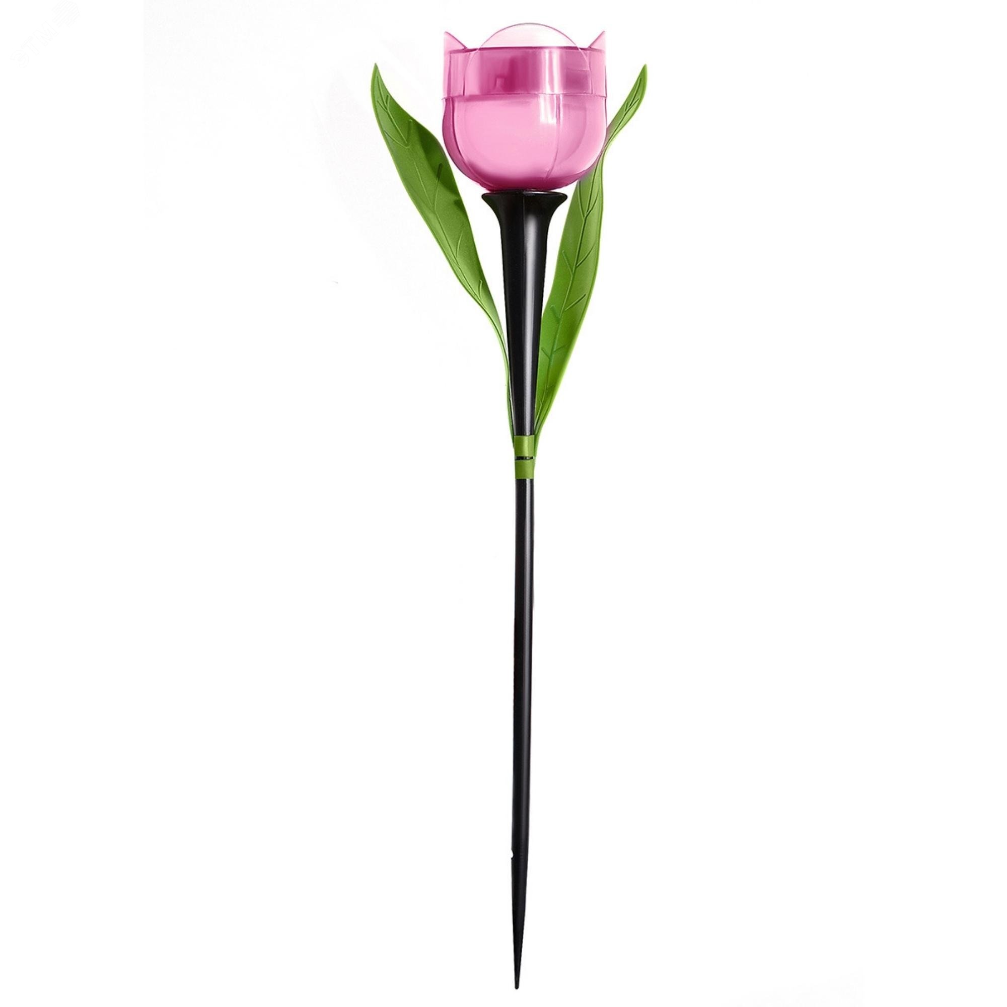 Изображение товара Садовый светильник на солнечной батарее USL-C-451/PT305 PINK TULIP