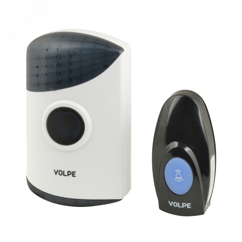 Изображение товара Беспроводной звонок с 16 мелодиями и световой индикацией радиус 100 м белый