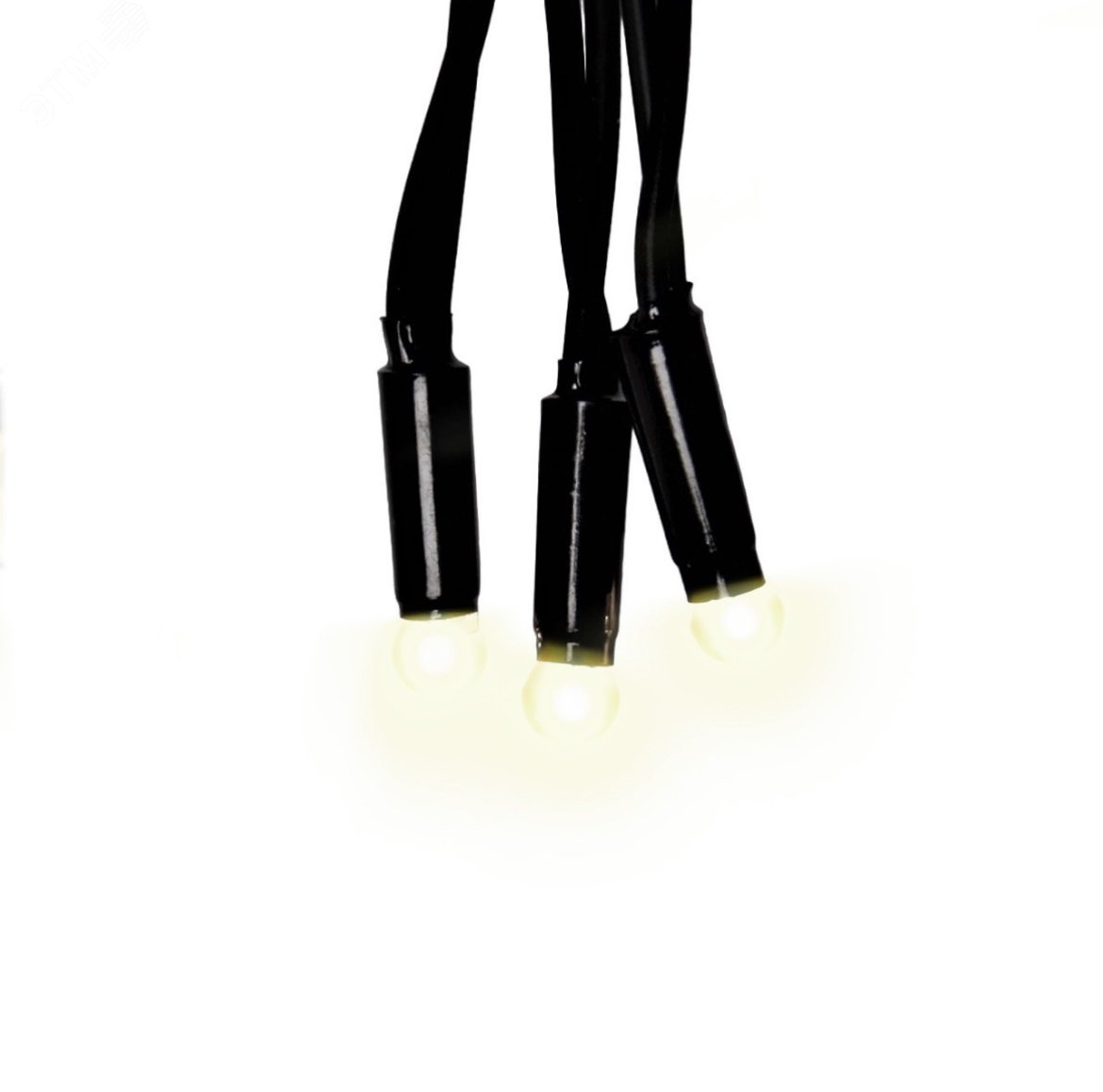 Изображение товара Светодиодная бахрома с эффектом мерцания 3 м 200 светодиодов IP67 теплый белый