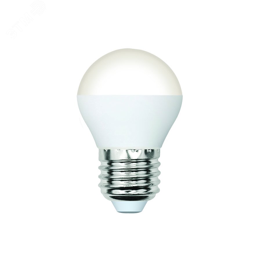 Лампа светодиодная LED-G45-5W/3000K/E27/FR/SLS Форма шар матовая Теплый белый свет (3000K) ТМ Volpe UL-00008803 Uniel - превью