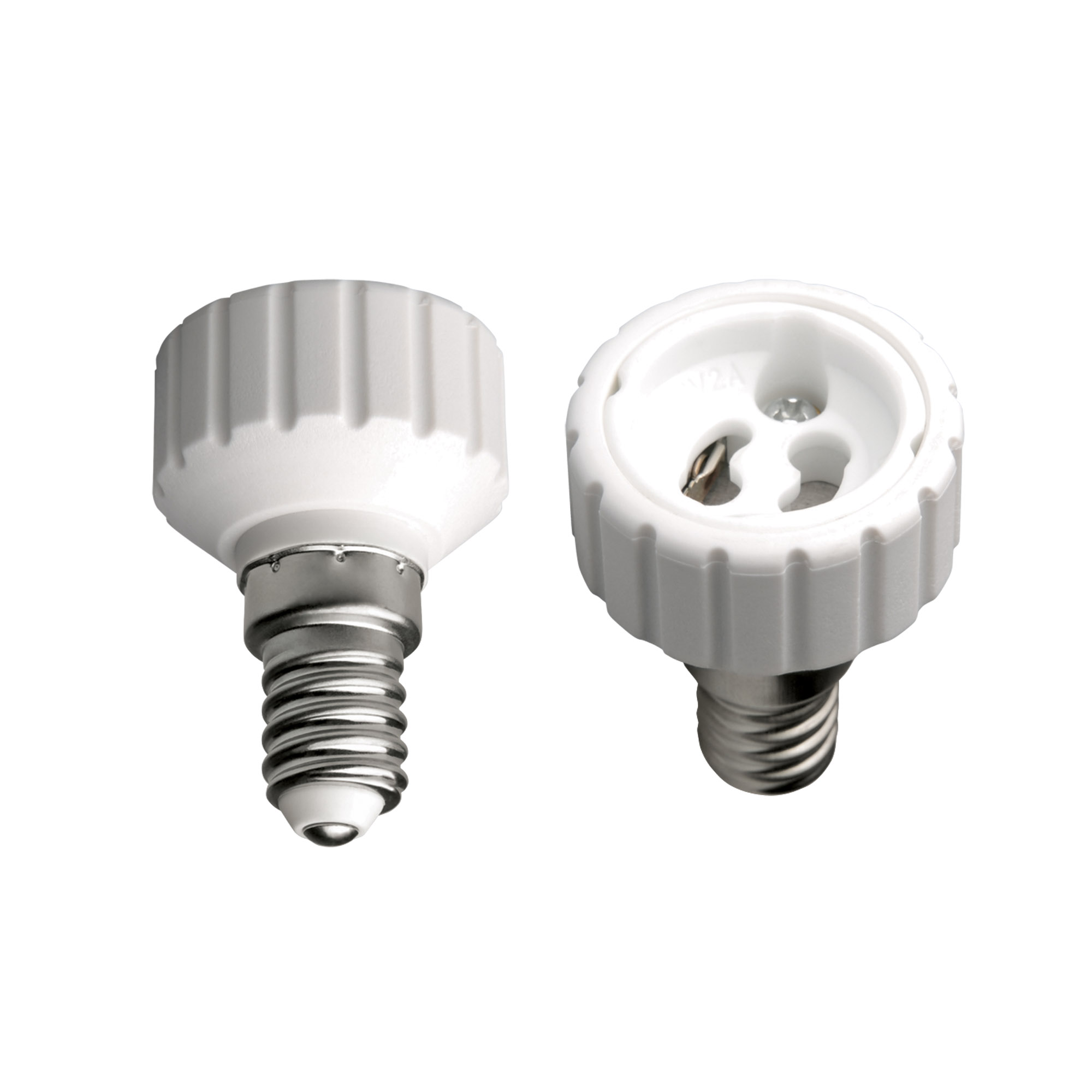 Переходник с цоколя Е14 на GU10 Материал корпуса - PBT LH14-GU10L