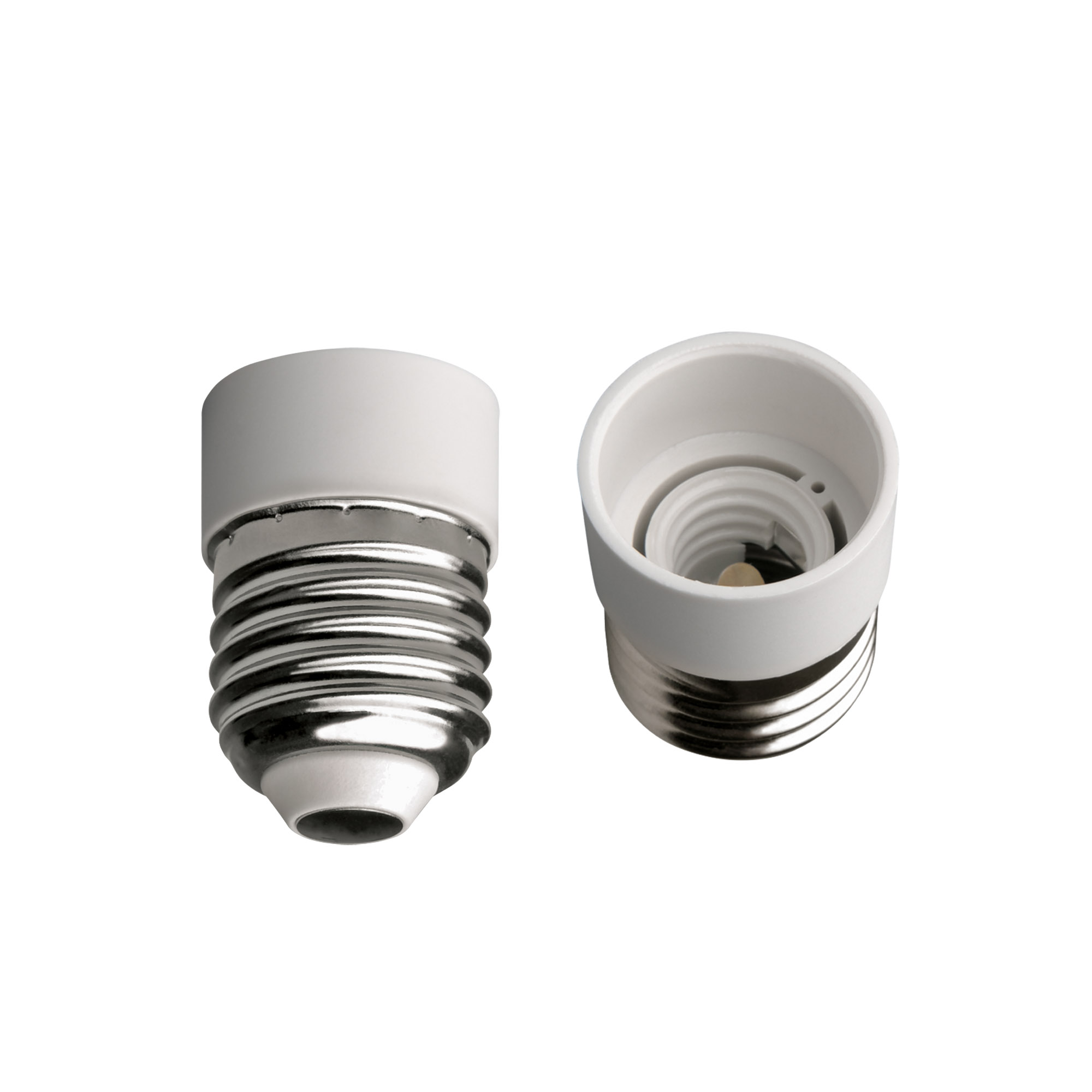 Переходник с цоколя Е27 на Е14 LH27-14L. Материал корпуса - PBT