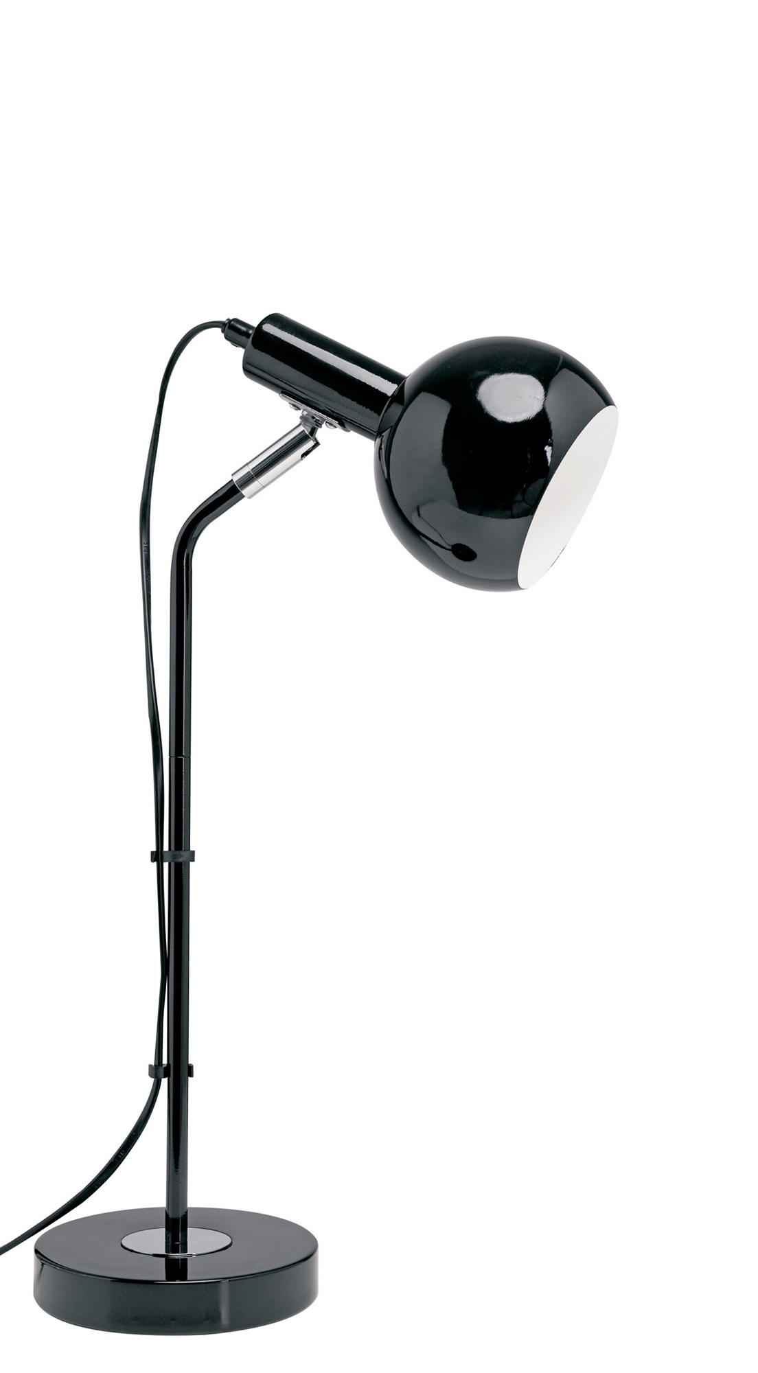 Светильник настольный 60W Цоколь Е14 Механический выключатель UML-B702 E14 BLACK Черный