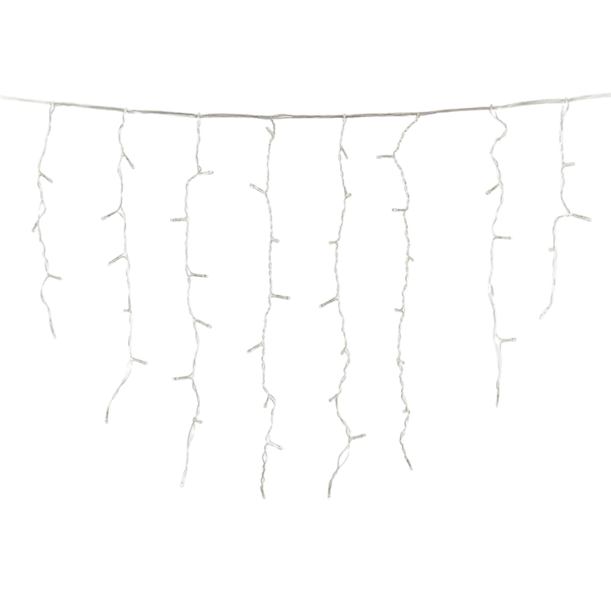 Бахрома светодиодная с контроллером 200 светодиодов 3 м синий IP20 прозрачный провод ULD-B3010-200/DTA BLUE IP20