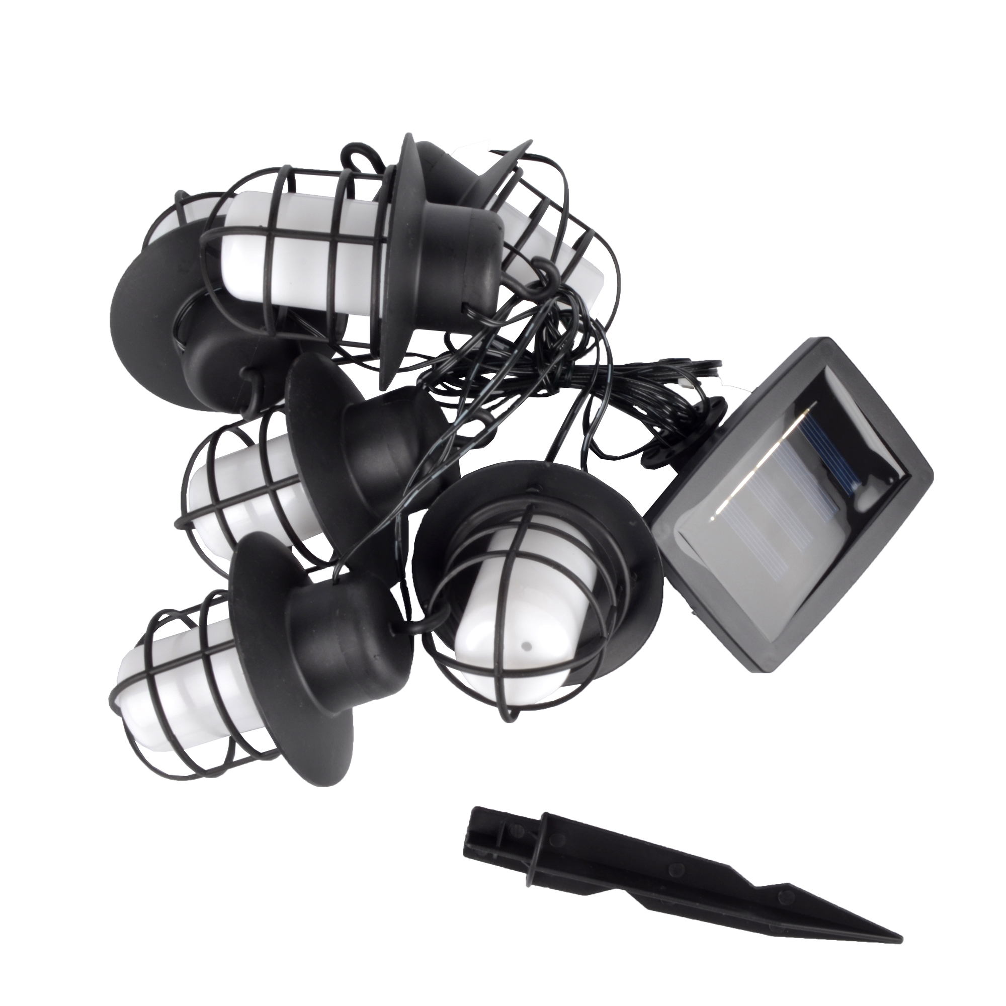 Гирлянда садовая на солнечной батарее USL-S-121/PT2500 LANTERNS Фонарики 72 светодиода Эффект пламени 1хАА Ni-Mh аккумулятор в/к IP44