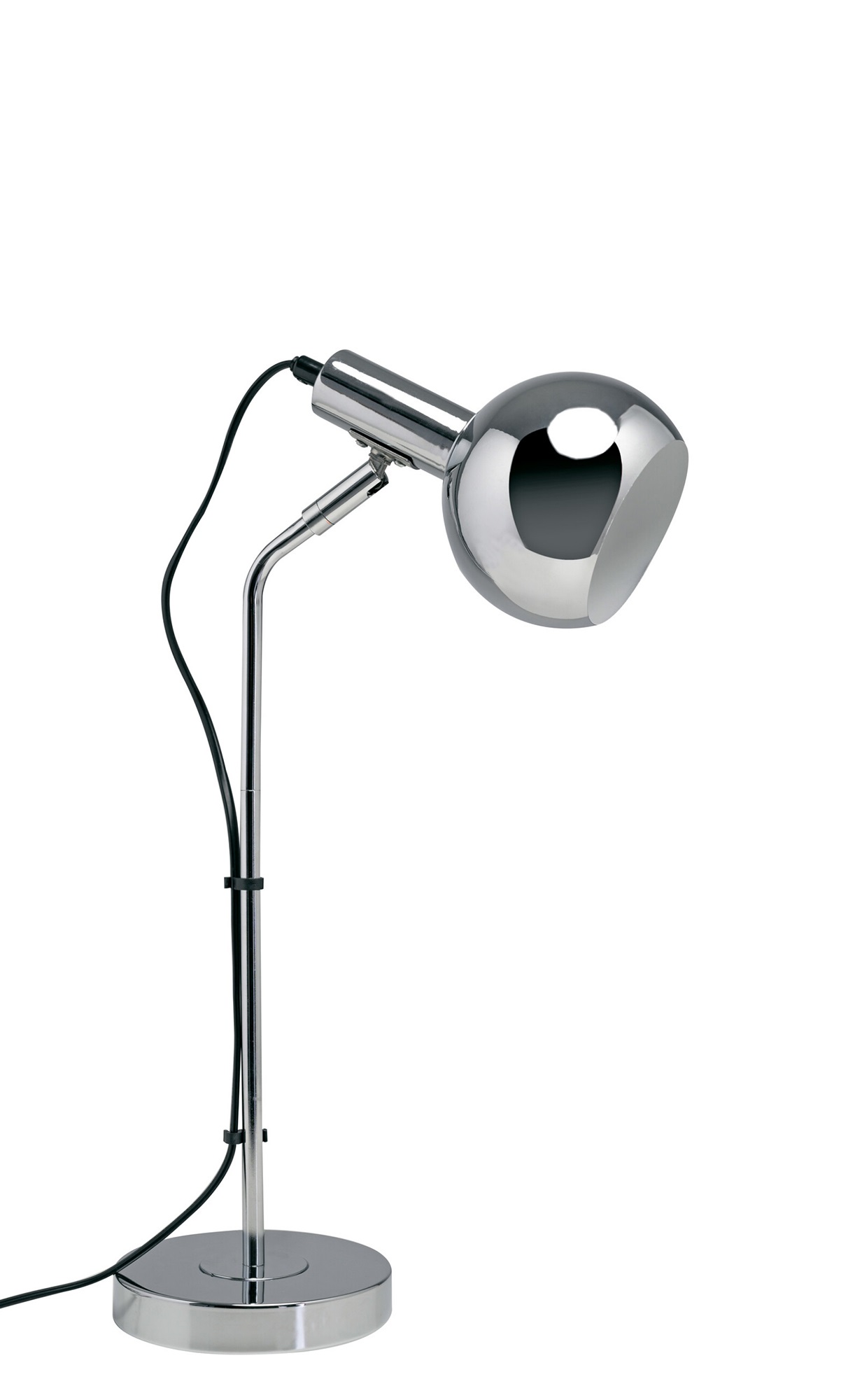 Светильник настольный 60W Цоколь Е14 Механический выключатель UML-B702 E14 SILVER Серебристый