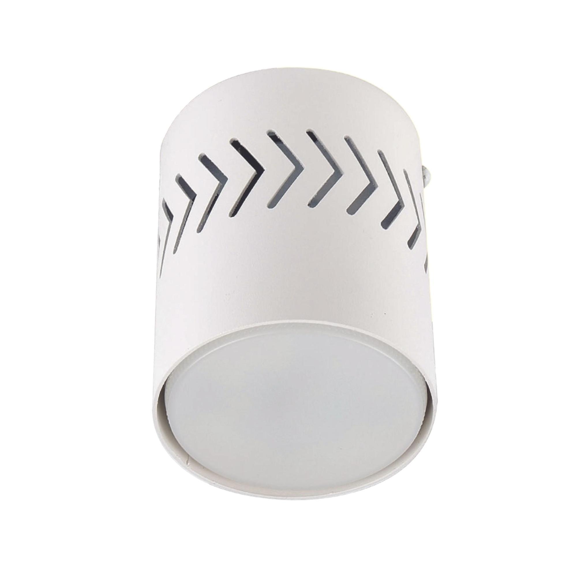 Светильник DLC-S617 GX53 WHITE декоративный накладной Sotto Без лампы цоколь GX53 Доп светодиодная подсветка 3Вт металл белый Fametto