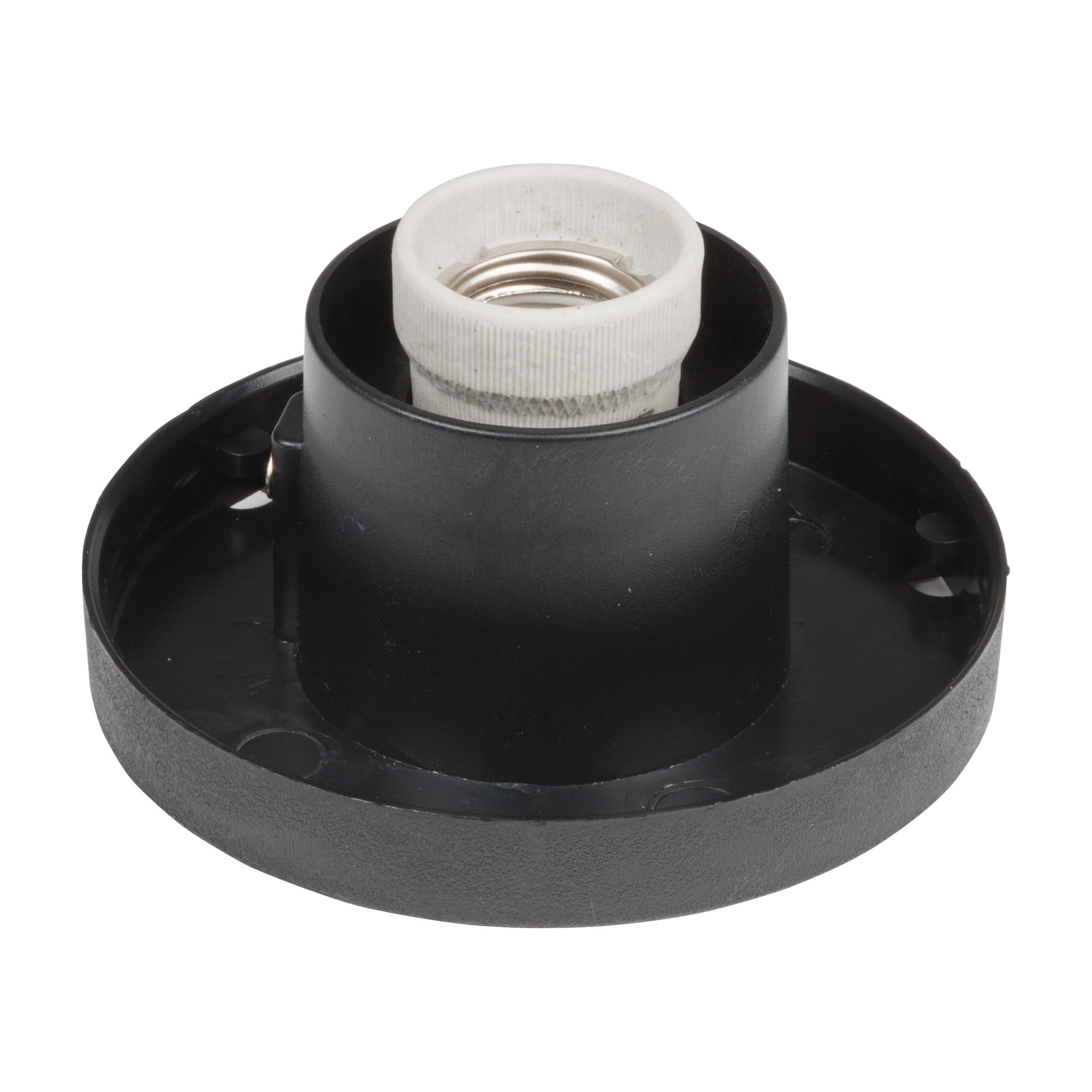 Основание для садово-парковых светильников, тип соединения с рассеивателем - посадочный, встроенный патрон E27, материал - пластик, цвет черный, упаковка - картон, UFP-А02BE BLACK