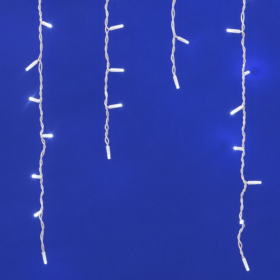 Бахрома светодиодная со статическим свечением 3м соединяемая 200 светодиодов белый провод ULD-B3010-200/SWK WHITE IP67