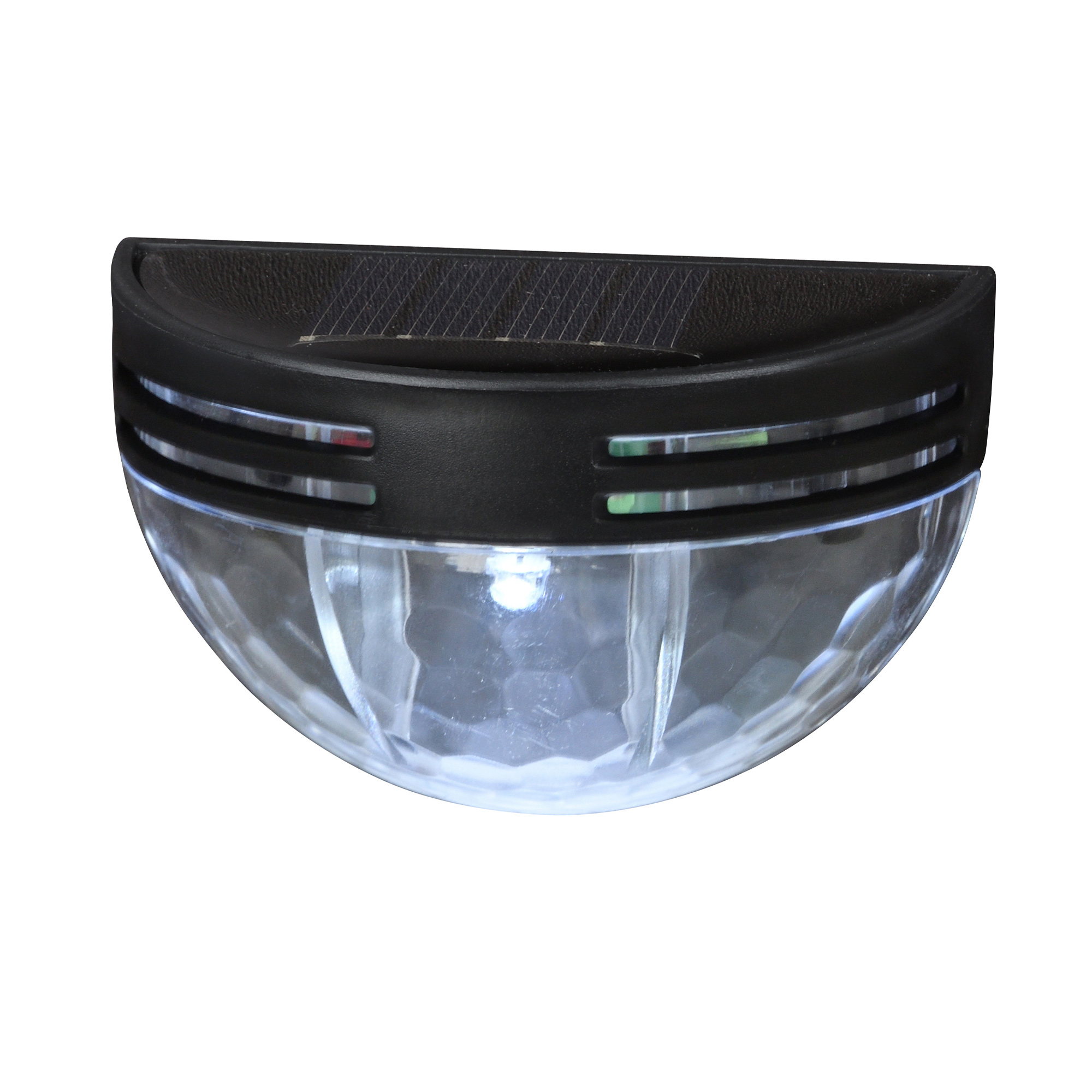 Cветильник настенный USL-F-251/PM050 SHINY на солнечной батарее. 1 светодиод. Белый свет. 1хААA Ni-Mh аккумулятор в/к. IP44.