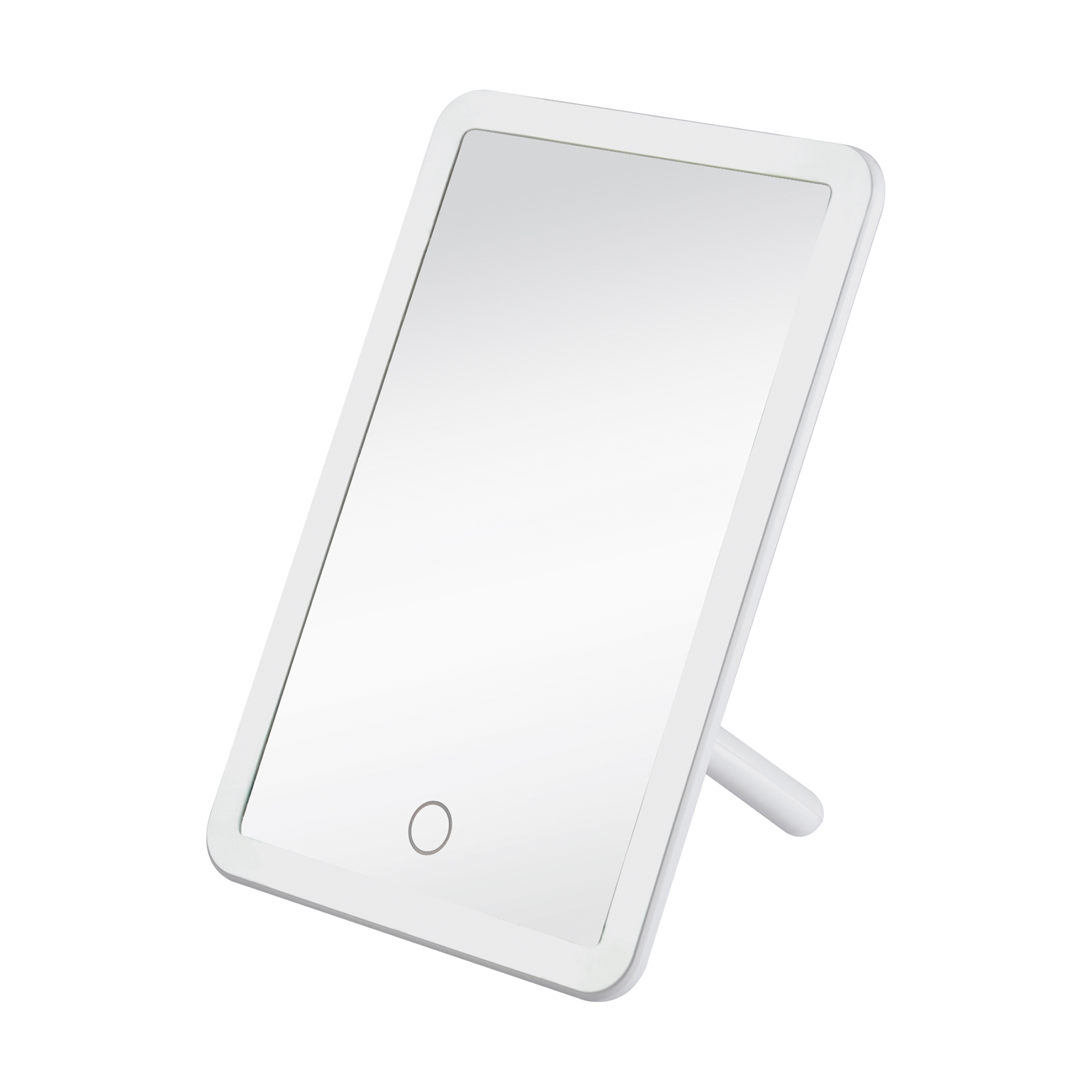 Светильник настольный-зеркало квадрат TLD-591 White 80Lm 6000К диммируемый с акк