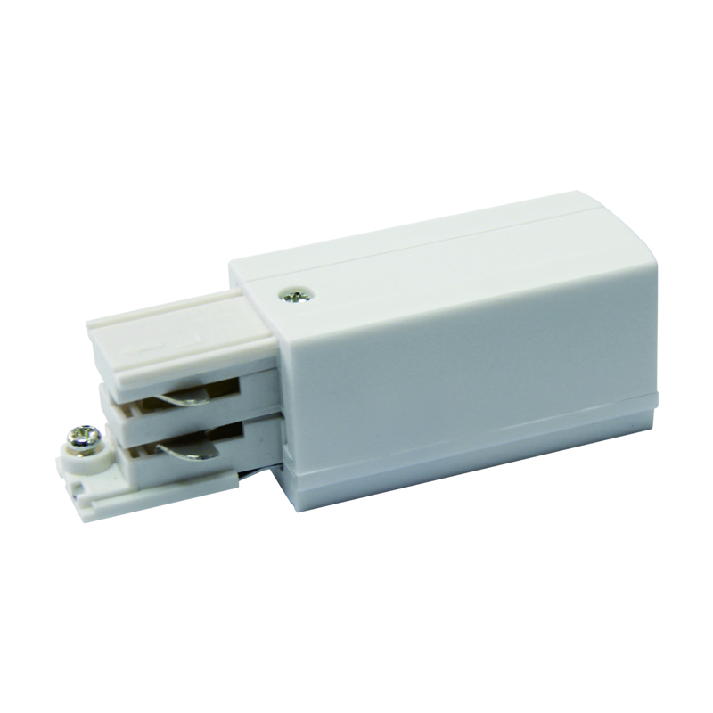 Ввод питания для шинопровода Трехфазный Левый белый UBX-A02 WHITE 1 POLYBAG