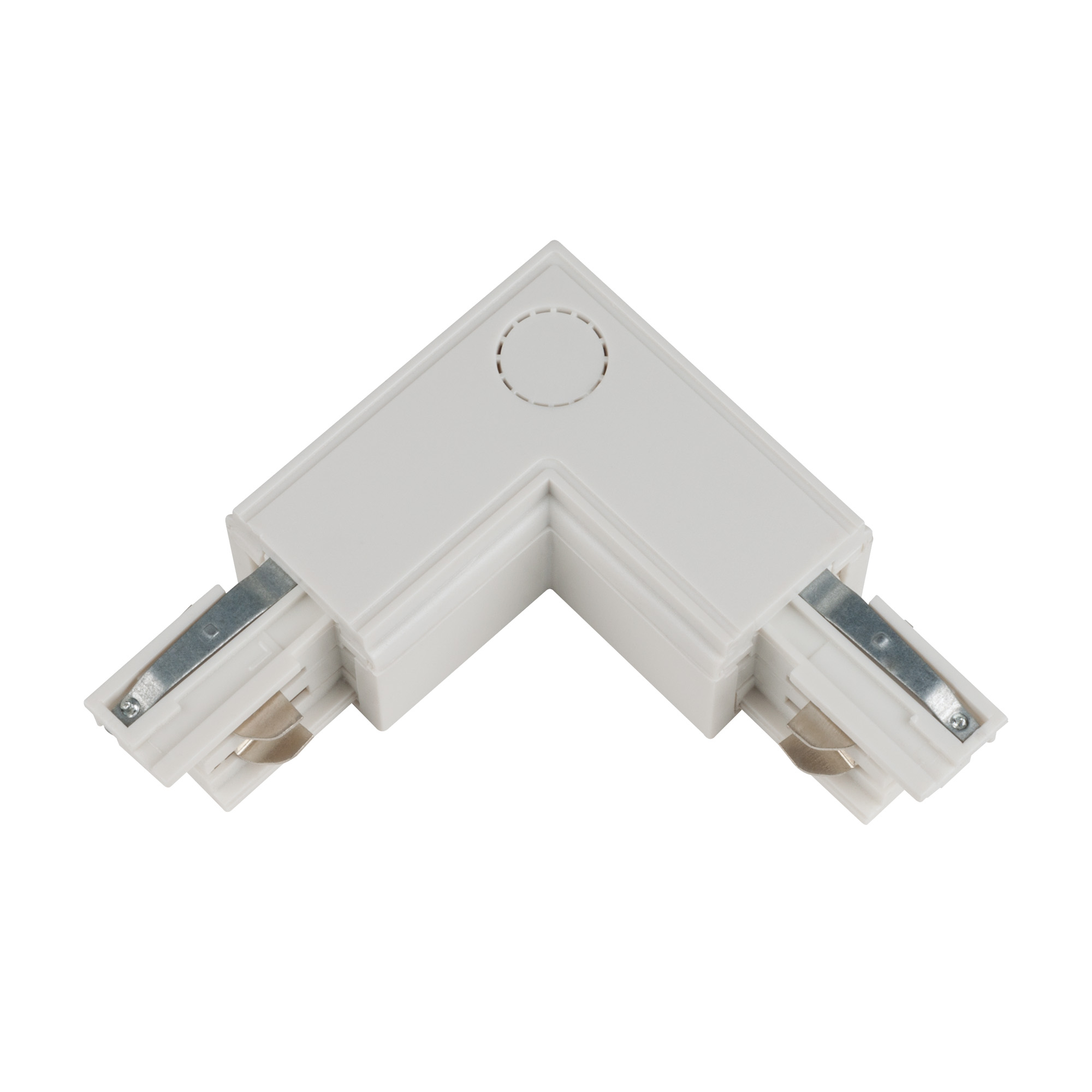 Соединитель для шинопроводов L-образный Внутренний Трехфазный белый UBX-A22 WHITE 1 POLYBAG