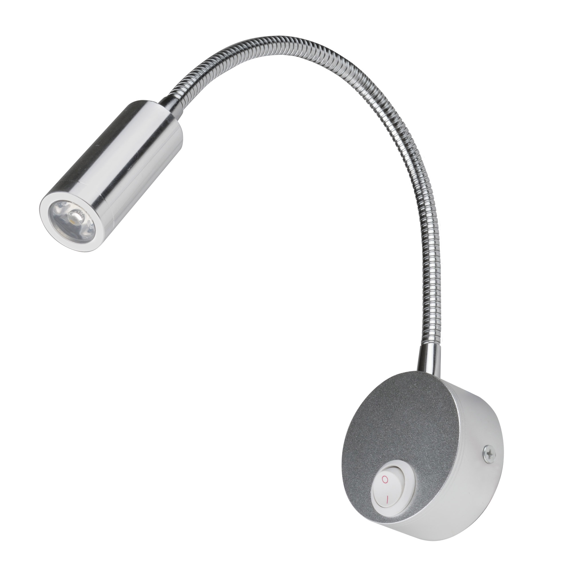 Светильник светодиодный ULT-F21-3W/4000K IP20 SILVER настенный гибкий для интерьерного освещения. 85-265В. Белый свет (4000К). Серебряный