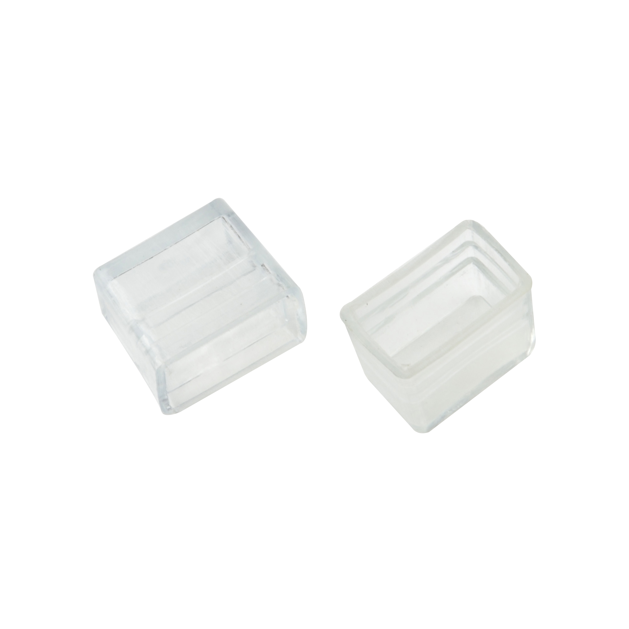 Зажим заглушка изолирующий для светодиодных лент RGB NEON 220 В 8x16мм прозрачный цвет UCW-N22 CLEAR 025 POLYBAG 1 уп – 25 шт
