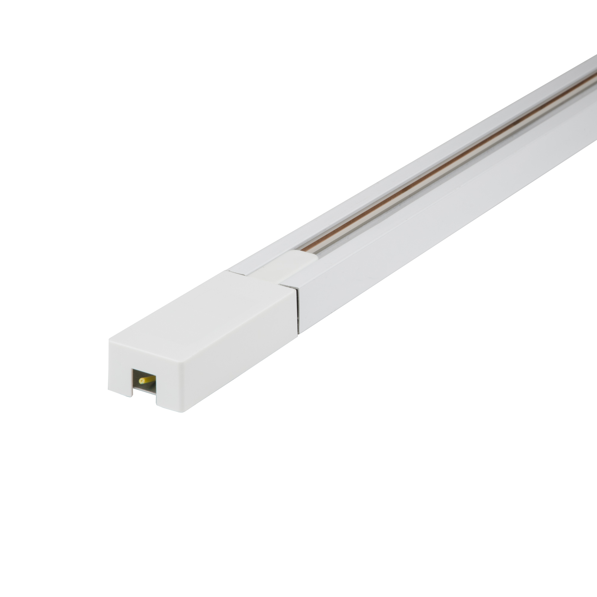 Шинопровод UBX-Q122 GS2 WHITE 300 SET01 осветительный, тип G, в наборе с заглушкой и вводом питания. Однофазный. Белый. Длина 3м. ТМ Volpe