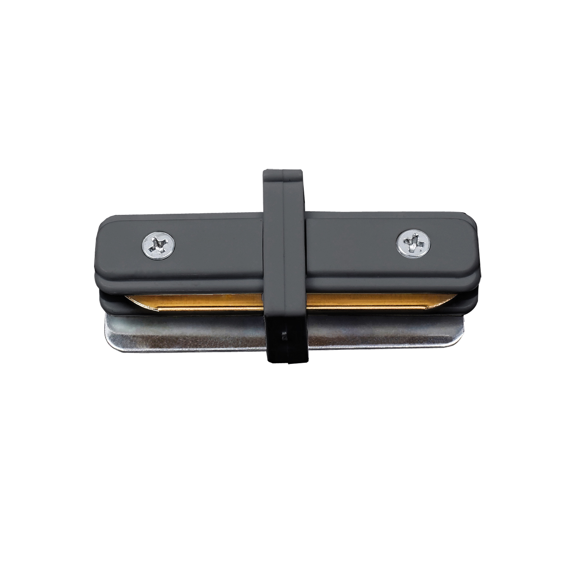 Соединитель UBX-Q122 G11 BLACK 1 POLYBAG для 2-х шинопроводов типа G, прямой внутренний. Однофазный. Черный. ТМ Volpe