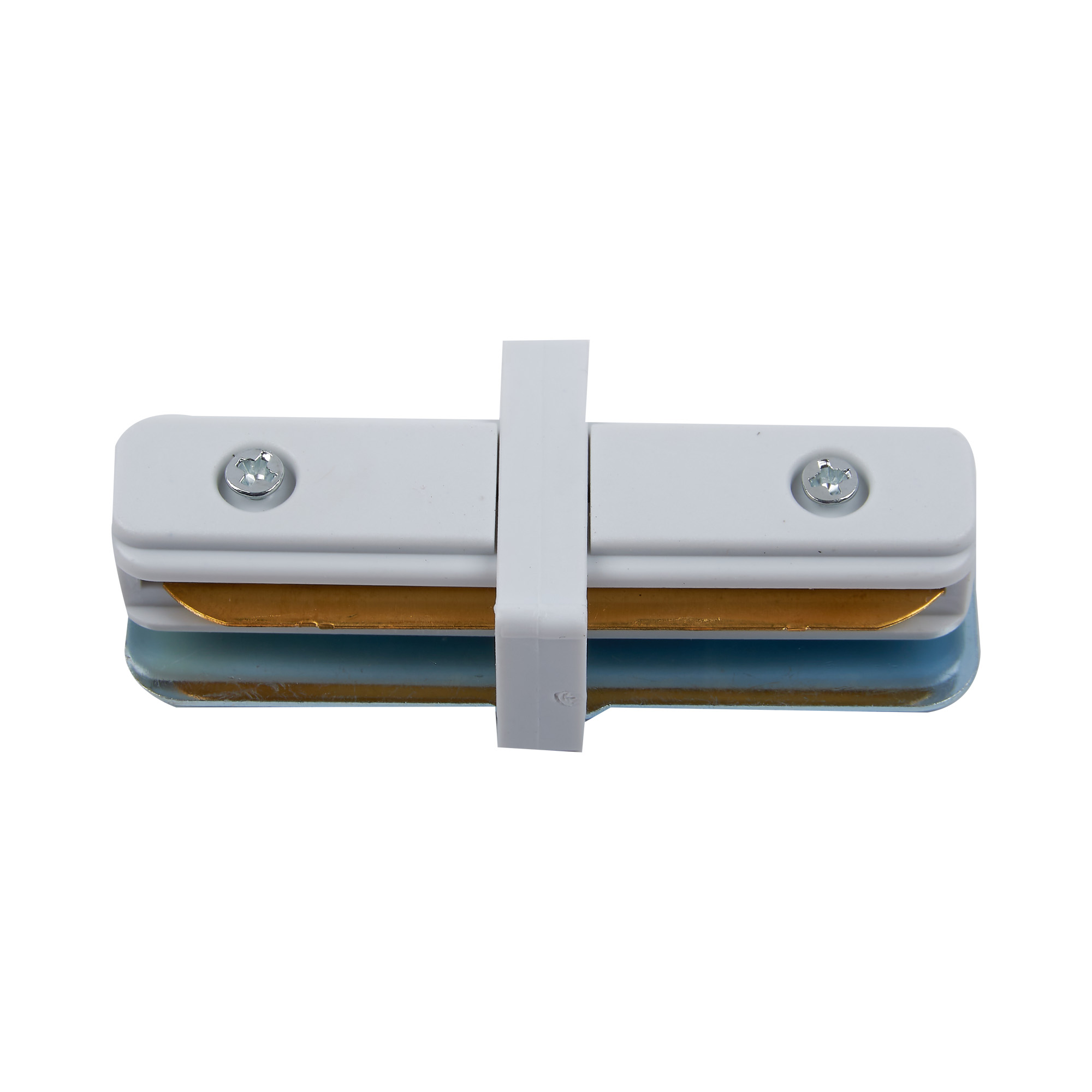 Соединитель для 2-х шинопроводов типа G, прямой внутренний. Однофазный.UBX-Q122 G11 WHITE 1 POLYBAG белый