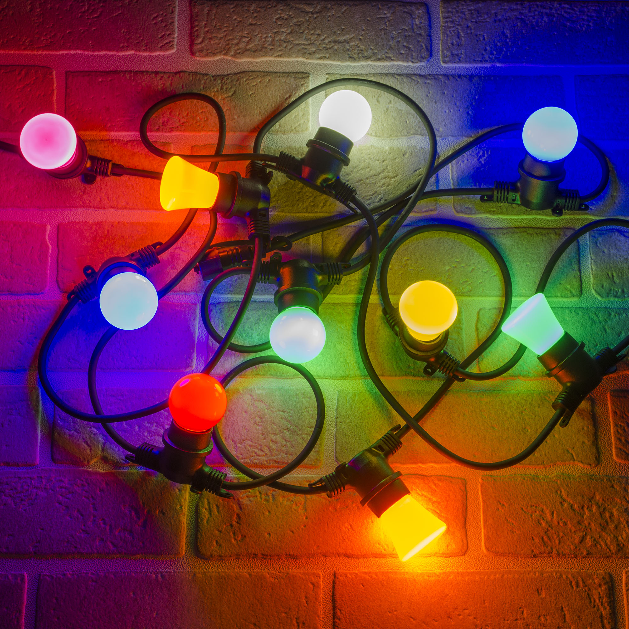 Гирлянда Белт-Лайт, 20 м + 1,5 м сетевой шнур UDL-K111 80/E27/20M IP65 BLACK BELT-LIGHT 80 патронов E27 шаг 25 см