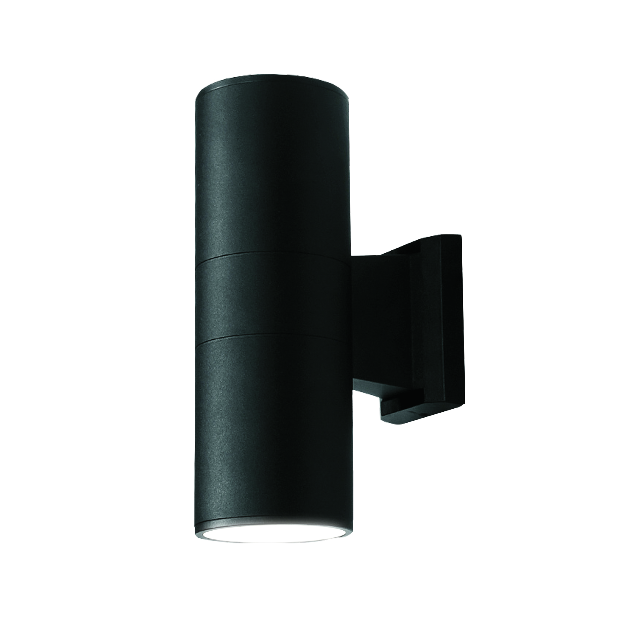 Светильник светодиодный уличный. Архитектурный накладной. ULU-S22B-2x3W/4000K IP65 BLACK Белый свет (4000K). Корпус черный.